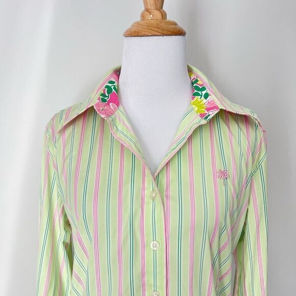 Vintage White Label Lilly Pulitzer Button Down - Picture 3 of 4